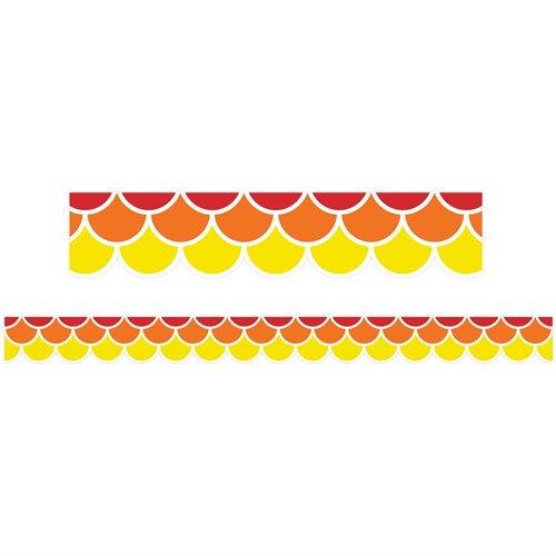 EVTBWT - 17. Warm Tones Scallops Border